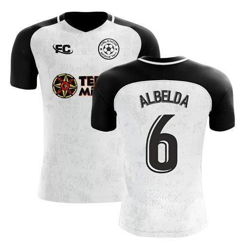 2018-2019 Valencia Fans Culture Home Concept Shirt (ALBELDA 6)