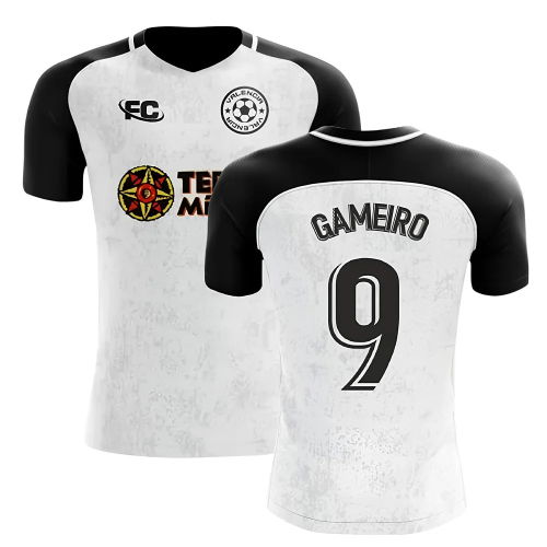2018-2019 Valencia Fans Culture Home Concept Shirt (Gameiro 9)