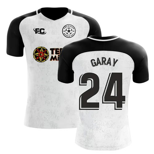 2018-2019 Valencia Fans Culture Home Concept Shirt (Garay 24)