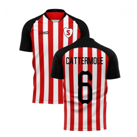 2023-2024 Sunderland Home Concept Football Shirt (Cattermole 6)