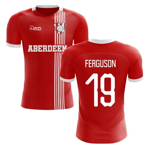 2025-2026 Aberdeen Home Concept Football Shirt (Ferguson 19)