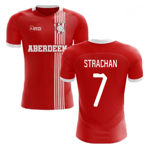 2023-2024 Aberdeen Home Concept Football Shirt (Strachan 7)