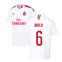 2019-2020 AC Milan Away Shirt (BARESI 6)