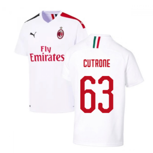 2019-2020 AC Milan Away Shirt (CUTRONE 63)