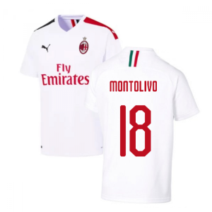2019-2020 AC Milan Away Shirt (MONTOLIVO 18)