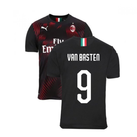 2019-2020 AC Milan Puma Third Football Shirt (VAN BASTEN 9)