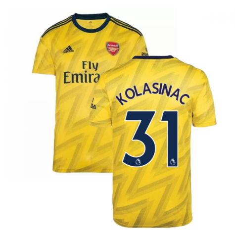 2019-2020 Arsenal Adidas Away Football Shirt (KOLASINAC 31)