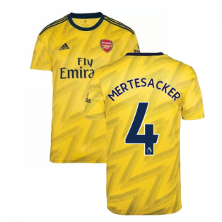 2019-2020 Arsenal Adidas Away Football Shirt (MERTESACKER 4)