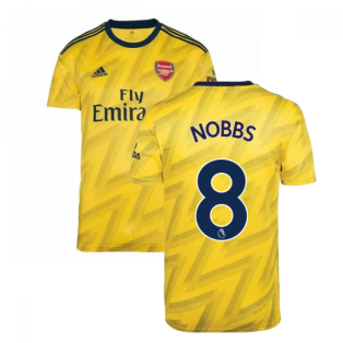 2019-2020 Arsenal Adidas Away Football Shirt (Nobbs 8)