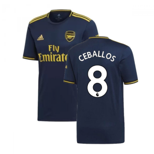 2019-2020 Arsenal Adidas Third Football Shirt (Ceballos 8)