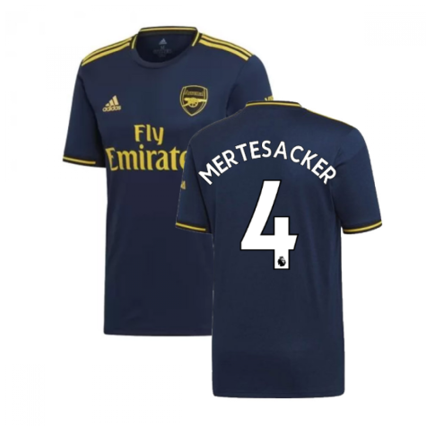 2019-2020 Arsenal Adidas Third Football Shirt (MERTESACKER 4)