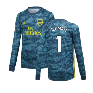 2019-2020 Arsenal Home Goalkeeper Shirt (Green) - Kids (Seaman 1)
