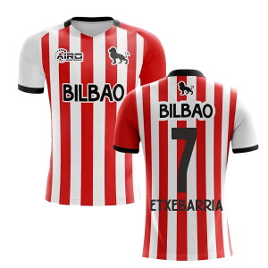 2025-2026 Athletic Bilbao Home Concept Football Shirt - Kids (ETXEBARRIA 7)