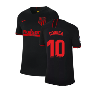 2019-2020 Atletico Madrid Away Shirt (Kids) (CORREA 10)