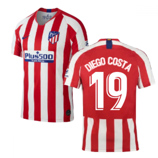 2019-2020 Atletico Madrid Home Nike Shirt (Kids) (DIEGO COSTA 19)