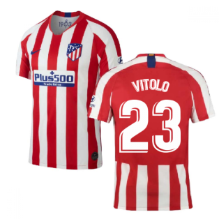 2019-2020 Atletico Madrid Home Nike Shirt (Kids) (VITOLO 23)