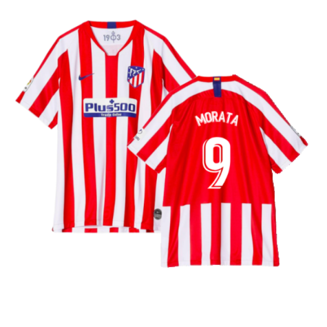 2019-2020 Atletico Madrid Home Shirt (Morata 9)
