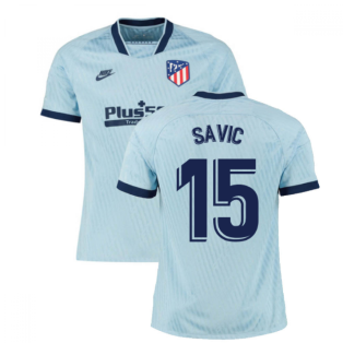 2019-2020 Atletico Madrid Third Nike Football Shirt (SAVIC 15)