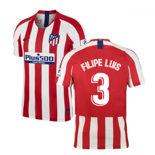 2019-2020 Atletico Madrid Vapor Match Home Shirt (FILIPE LUIS 3)