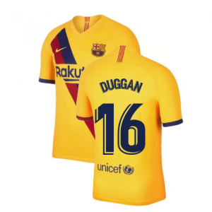 2019-2020 Barcelona Away Nike Football Shirt (Duggan 16)