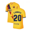 2019-2020 Barcelona Away Nike Football Shirt (S ROBERTO 20)