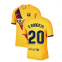2019-2020 Barcelona Away Nike Football Shirt (S ROBERTO 20)