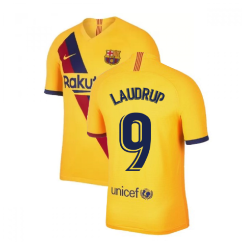 2019-2020 Barcelona Away Nike Shirt (Kids) (LAUDRUP 9)