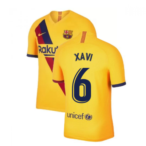 2019-2020 Barcelona Away Nike Shirt (Kids) (XAVI 6)