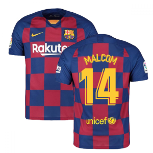 2019-2020 Barcelona Home Nike Football Shirt (MALCOM 14)
