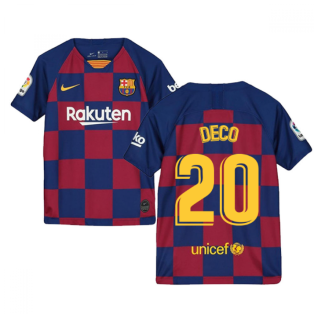 2019-2020 Barcelona Home Nike Shirt (Kids) (DECO 20)