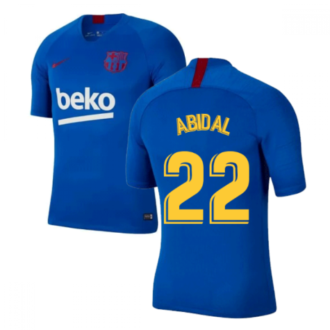 2019-2020 Barcelona Nike Training Shirt (Blue) - Kids (ABIDAL 22)