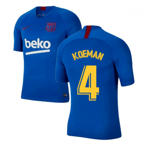 2019-2020 Barcelona Nike Training Shirt (Blue) - Kids (KOEMAN 4)