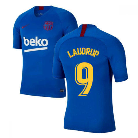 2019-2020 Barcelona Nike Training Shirt (Blue) - Kids (LAUDRUP 9)