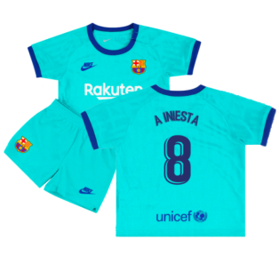 2019-2020 Barcelona Third Kit (Infants) (A INIESTA 8)
