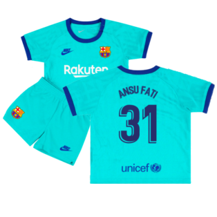 2019-2020 Barcelona Third Kit (Infants) (Ansu Fati 31)