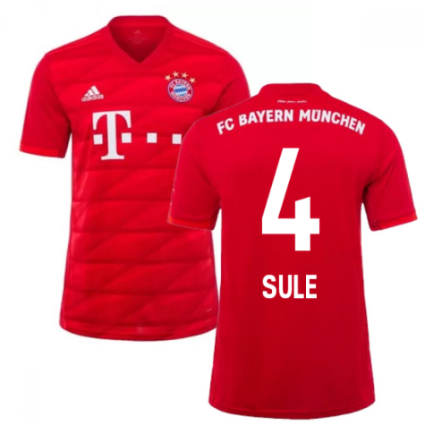 2019-2020 Bayern Munich Adidas Home Football Shirt (SULE 4)