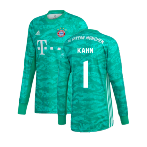 2019-2020 Bayern Munich Home Goalkeeper Shirt (Green) (Kahn 1)