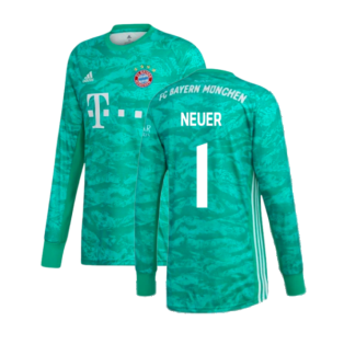 2019-2020 Bayern Munich Home Goalkeeper Shirt (Green) (Neuer 1)