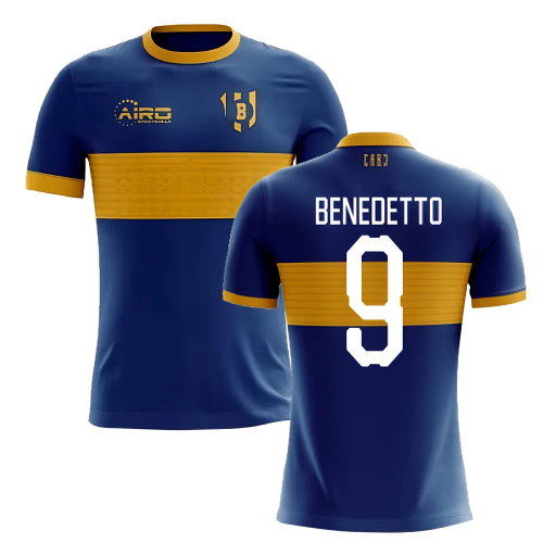 2025-2026 Boca Juniors Home Concept Football Shirt (Benedetto 9)