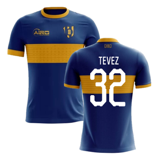 2025-2026 Boca Juniors Home Concept Football Shirt (TEVEZ 32)