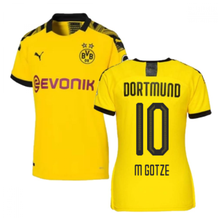 2019-2020 Borussia Dortmund Home Ladies Puma Shirt (M GOTZE 10)