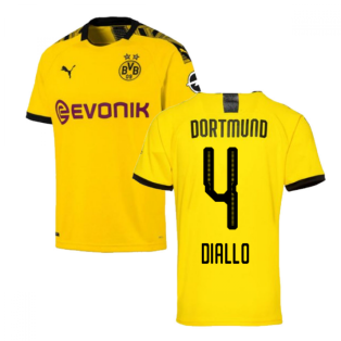 2019-2020 Borussia Dortmund Home Puma Shirt (Kids) (DIALLO 4)