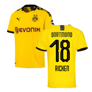 2019-2020 Borussia Dortmund Home Puma Shirt (Kids) (RICKEN 18)