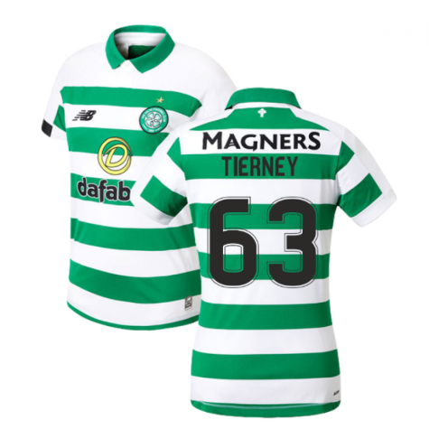 2019-2020 Celtic Home Ladies Shirt (Tierney 63)