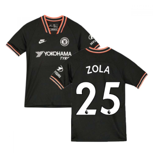 2019-2020 Chelsea Third Nike Football Shirt (Kids) (Zola 25)