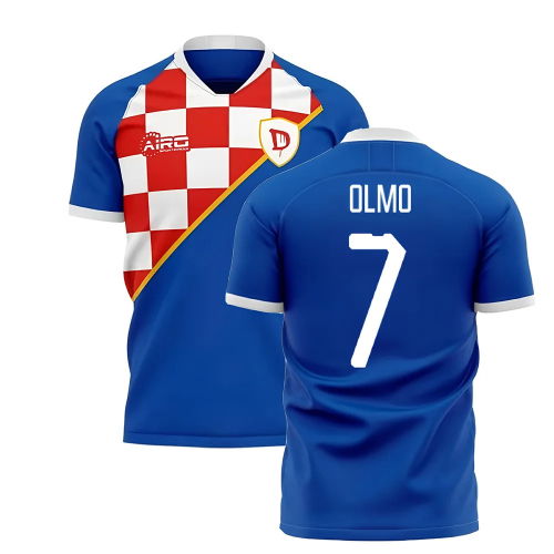 2025-2026 Dinamo Zagreb Home Concept Football Shirt (Olmo 7) 2025-2026 Dinamo Zagreb Home Concept Football Shirt (Olmo 7)