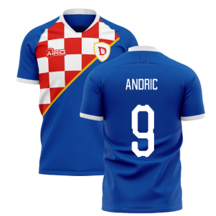 2022-2023 Dinamo Zagreb Home Concept Shirt (Andric 9)