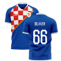2023-2024 Dinamo Zagreb Home Concept Shirt (Dilaver 66)