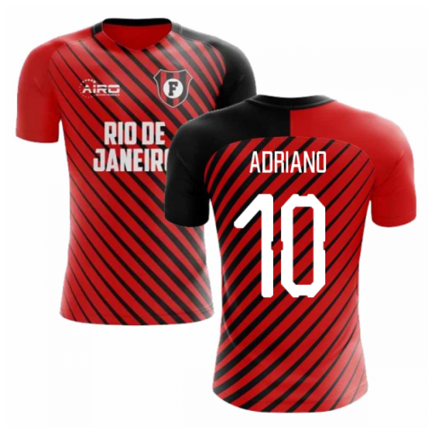 2022-2023 Flamengo Home Concept Football Shirt (Adriano 10)