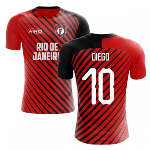 2025-2026 Flamengo Home Concept Football Shirt (Diego 10)